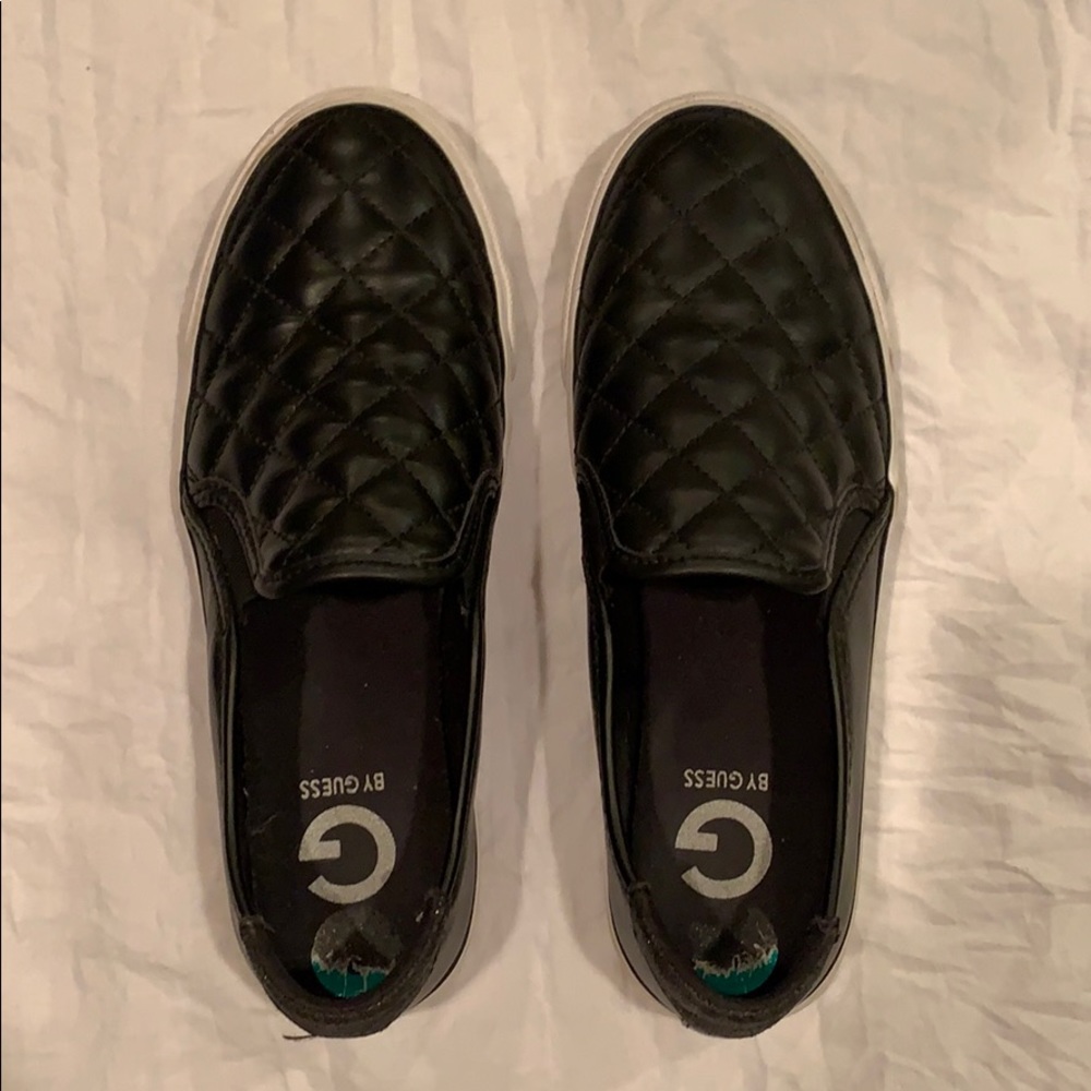 Guess Black Slip on Loafer Shoes